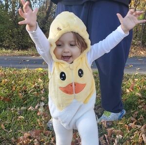 Amazon Yellow and White Duck Pajama or Holloween Costume